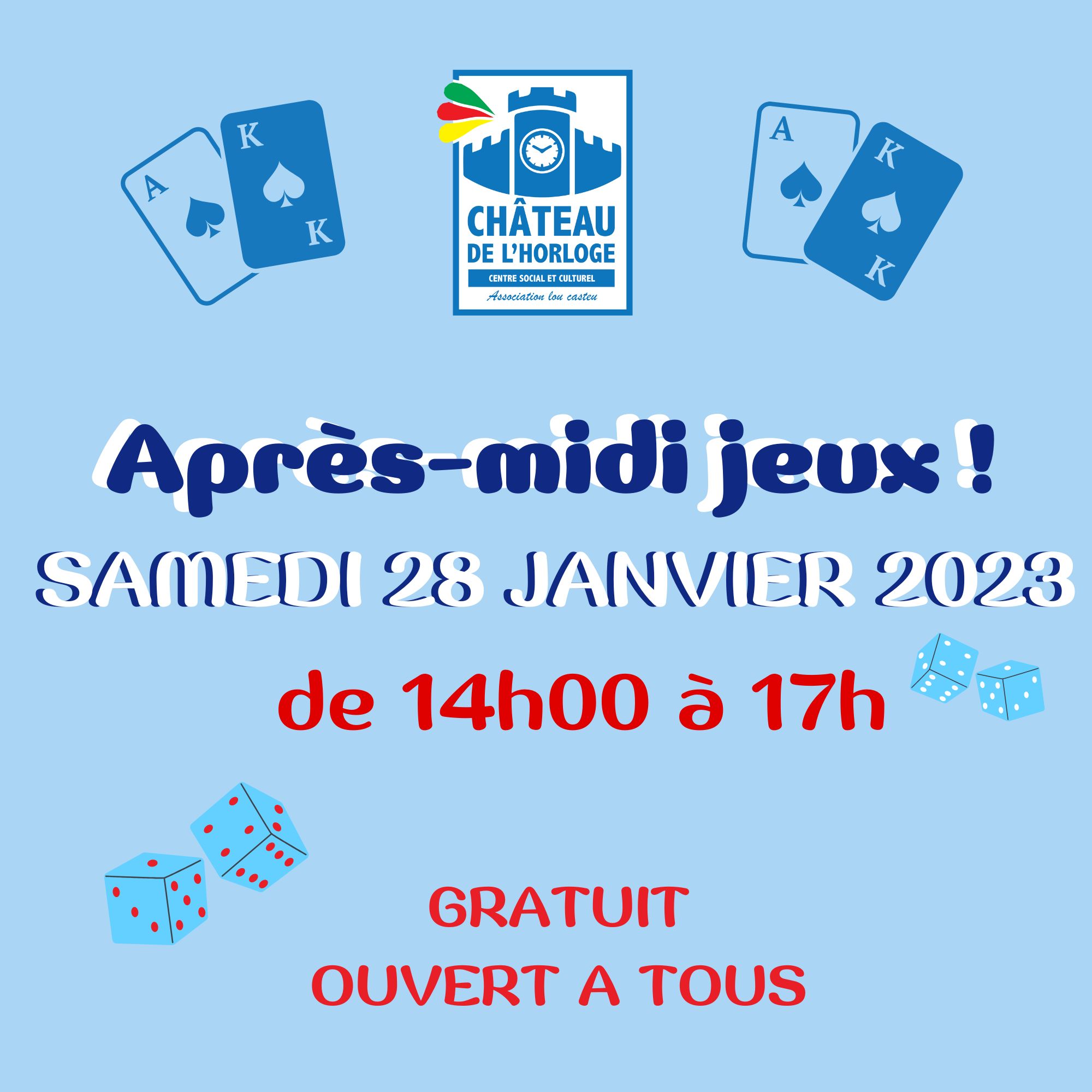 Apres Midi Jeux Centre Social Et Culturel Chateau De L Horloge